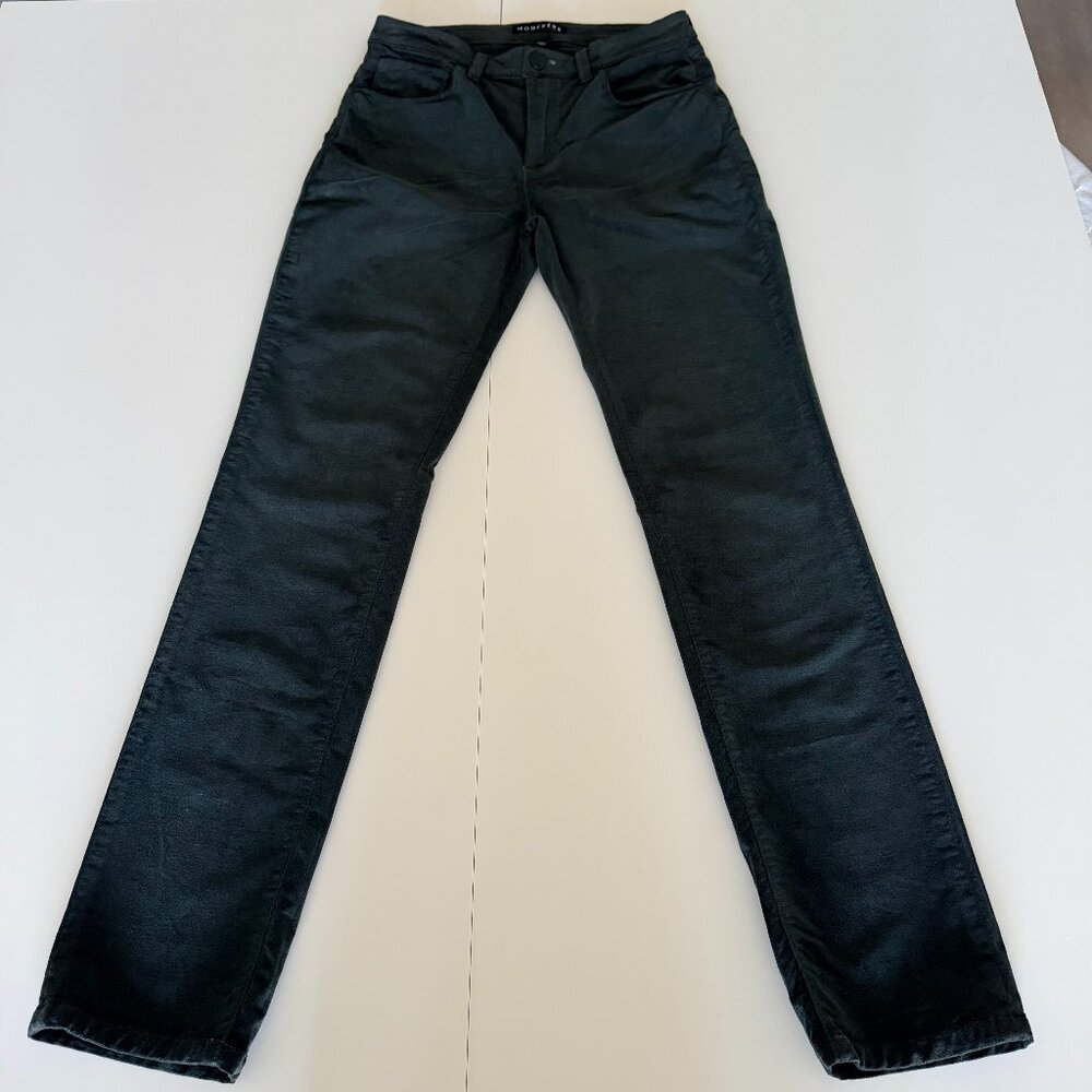 Monfrere Forrest Green Velvet Brandon Pants Mens 30x32 Slim Preppy Classic